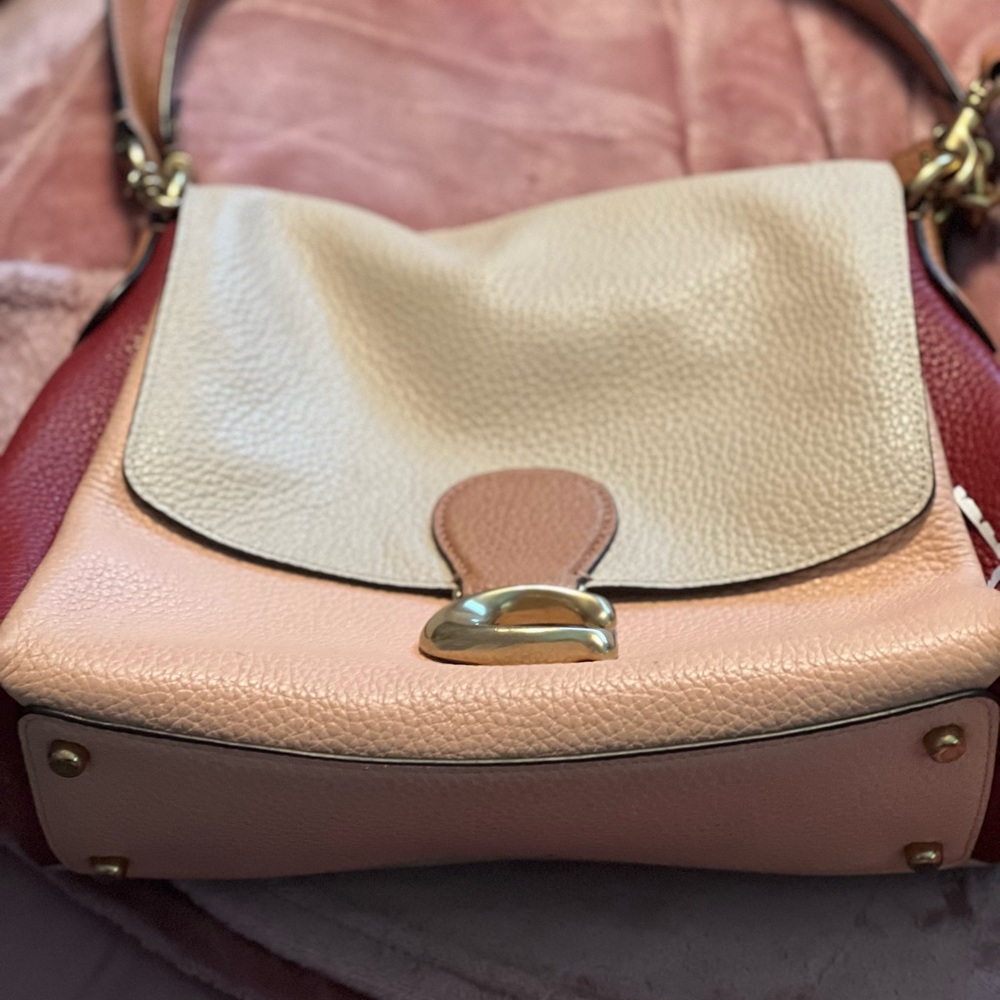 Coach color block purse. straps can be taken off I left both on so you can see - Picture 5 of 11